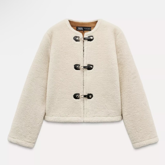 Zara Double Faced Toggle Puffer Jacket - Picture 1 of 2